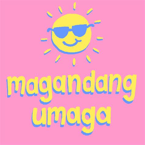 Waray word for magandang umaga